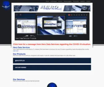 Herodata.com(Hero Data Services) Screenshot