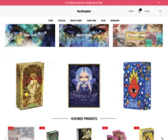 Herodaughter.com(Selling all kinds of tarot deck) Screenshot