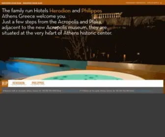 Herodion.gr(Luxury Athens city hotel) Screenshot