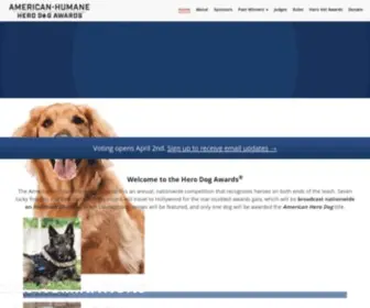 Herodogawards.org(Hero Dog Awards) Screenshot