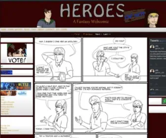 Heroes-OR-Not-Comic.net(Heroes OR Not Comic) Screenshot
