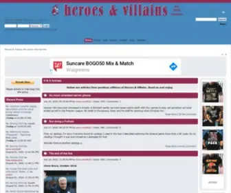 Heroesandvillains.info(Redirecting) Screenshot