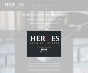 Heroesbrewco.com(Heroes Brewing Company) Screenshot