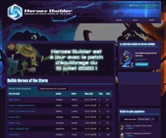 Heroesbuilder.com(Heroes Builder) Screenshot