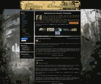 Heroeschronicles.fr(Heroes' Chronicles) Screenshot