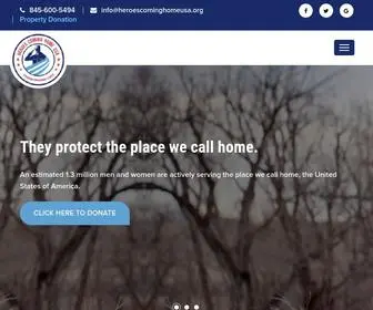 Heroescominghomeusa.org(Heroes Coming Home USA) Screenshot