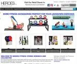 Heroesfitness.com Screenshot
