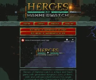 Heroesofhammerwatch.com(HEROES OF HAMMERWATCH) Screenshot