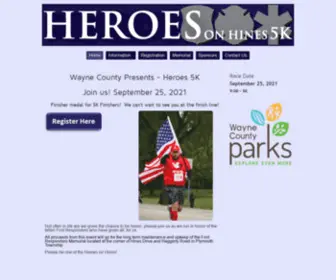 Heroesonhines.com(Heroes on Hines) Screenshot