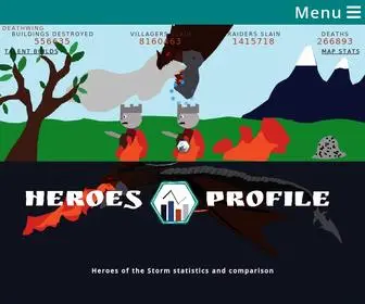 Heroesprofile.com(Heroes Profile) Screenshot