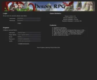 Heroesrpg.com(Heroes RPG) Screenshot