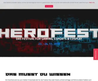 Herofest.ch(Gaming, E-Sports & Fantasy) Screenshot