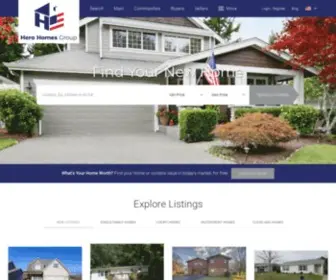 Herohomesgroup.com(New Homes for Sale) Screenshot