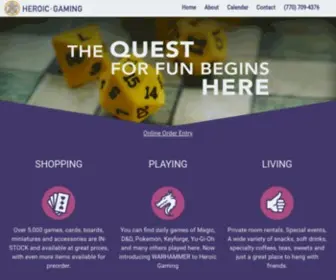 HeroicGaming.net(Heroic Gaming Home) Screenshot