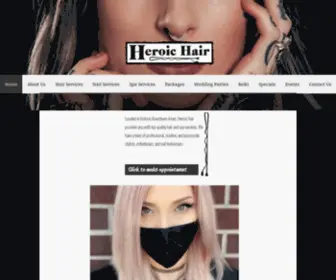 Heroichairames.com(Heroic Hair) Screenshot