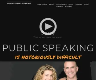HeroicPublicspeaking.com(Heroic Public Speaking) Screenshot