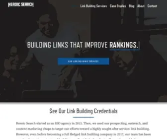 Heroicsearch.com(Link Building Company) Screenshot