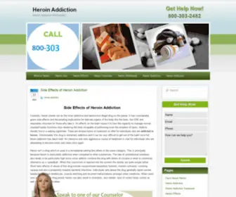 Heroin-Addictions.com(Heroin Addiction) Screenshot