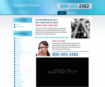 Heroindetox.net(#1 Authority For Heroin) Screenshot