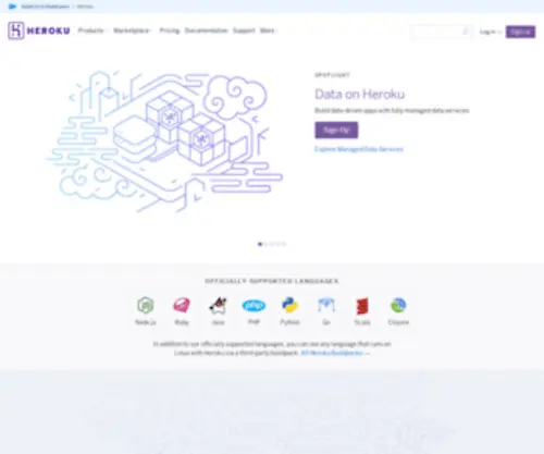 Herokuapp.com(Heroku is a platform as a service (PaaS)) Screenshot