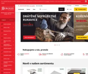 Heroldreznickepotreby.cz(Herold řeznické potřeby) Screenshot