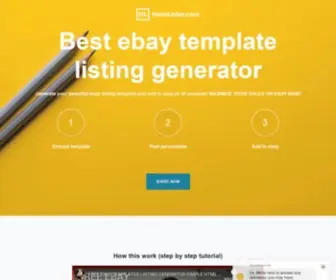 Herolister.com(Best ebay template listing generator) Screenshot