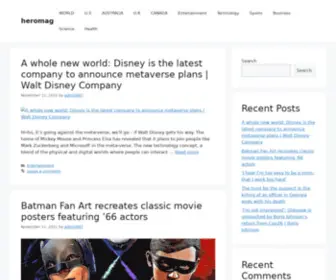 Heromag.net(Just another WordPress site) Screenshot