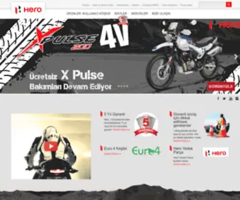 Heromotor.com.tr(Hero Motosiklet) Screenshot