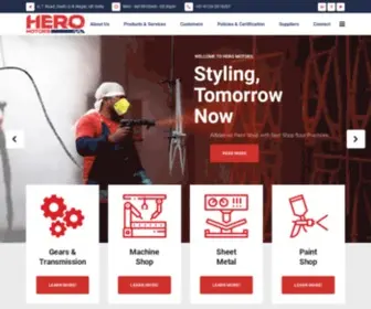 Heromotors.com(Hero Motors) Screenshot