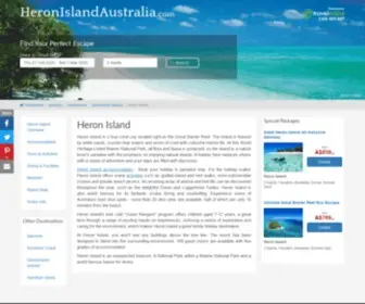 Heronislandaustralia.com(Heron Island Resort) Screenshot