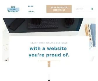 Heronlinebusiness.com(Start your online business with a website you're proud of. Learn How YOU'RE IN THE RIGHT PLACE) Screenshot