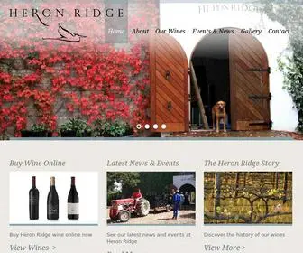 Heronridgewines.co.za(Heron Ridge) Screenshot