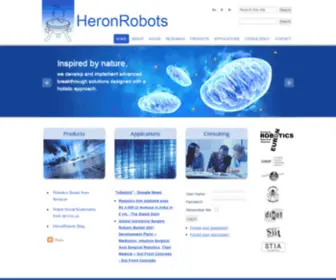 Heronrobots.com(Heron Robots) Screenshot