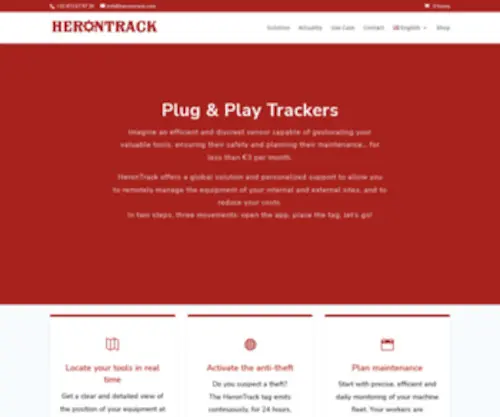 Herontrack.com(Est) Screenshot
