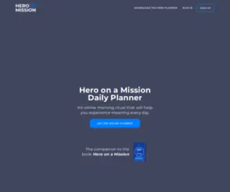 Heroonamission.com(Hero on a Mission) Screenshot