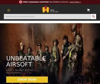 Herooutdoors.com(Hero Outdoors) Screenshot