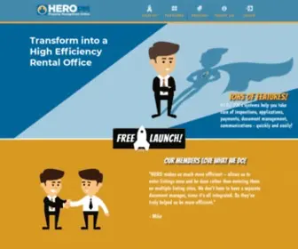 Heropm.com(HERO PM) Screenshot