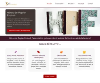 Herosdepapierfroisse.fr(Héros) Screenshot