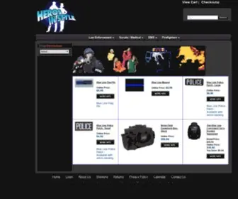 Herosinstyle.com(Heros In Style Uniforms) Screenshot