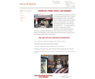 Herosnsports.com(Heros N Sports) Screenshot