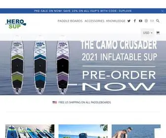 Herosup.com(Inflatable Stand Up Paddle Boards) Screenshot