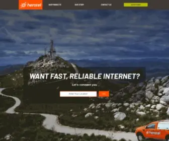 Herotel.com(We go the last mile) Screenshot