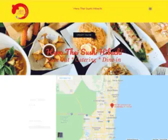 Herothai-Japanese.com(Hero Thai Sushi Hibachi) Screenshot