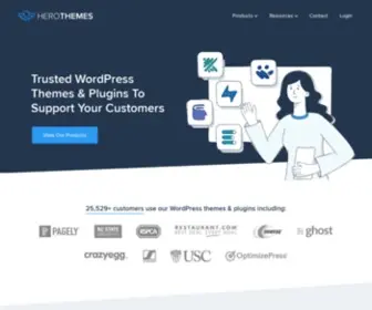 Herothemes.com(Happier Customers) Screenshot
