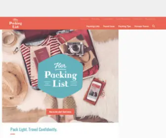 Herpackinglist.com(Her Packing List) Screenshot