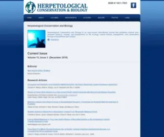 Herpconbio.org(Herpetological Conservation & Biology) Screenshot