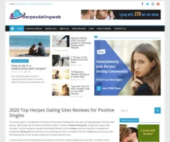 Herpesdatingweb.com(The online space) Screenshot