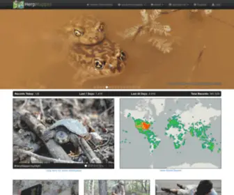 Herpmapper.org(Global Herp Atlas) Screenshot