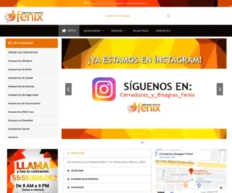 Herrajesfenix.com.mx(Cerraduras) Screenshot