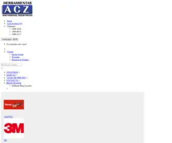 Herramientasacz.com.mx(Herramientas ACZ) Screenshot
